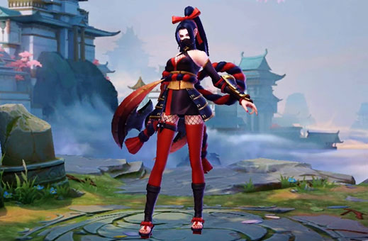 Hanabi Scarlet Flower Skin - Mobile Legends