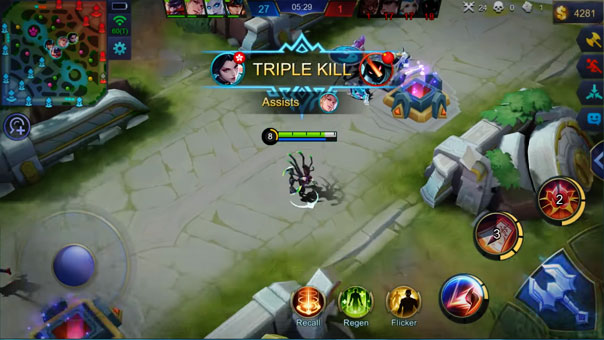 Triple Kill by Hanabi - Mobile Legends
