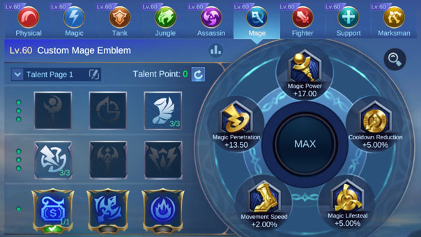 Recommended Emblem and Talents for Guinevere - Mobile Legends