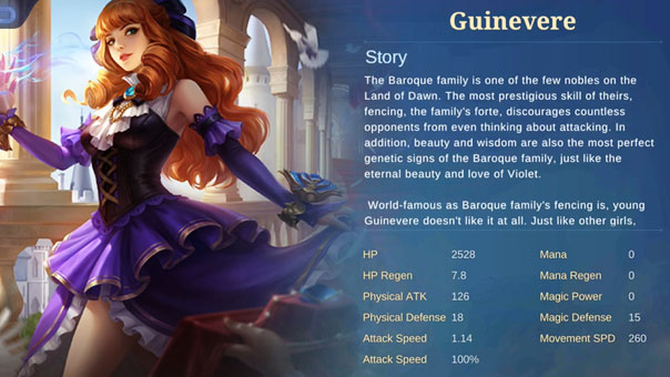 The story of Guinevere - Mobile Legends
