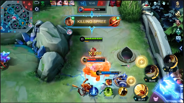 Killing Spree Screenshot in Mobile Legends