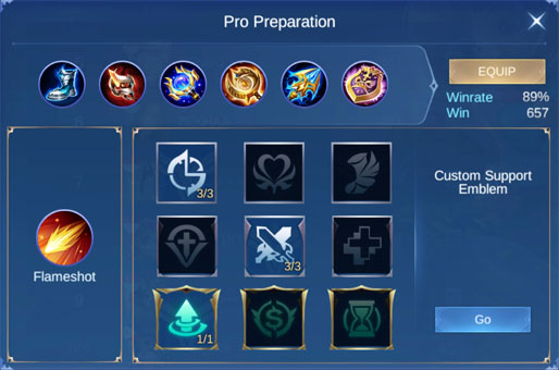 Support Hero recommended build