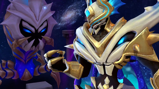 Zhask in white and gold