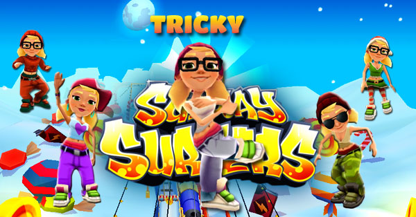 subway surfers - tricky vs tricky camo outfit vs tricky heart outfit 