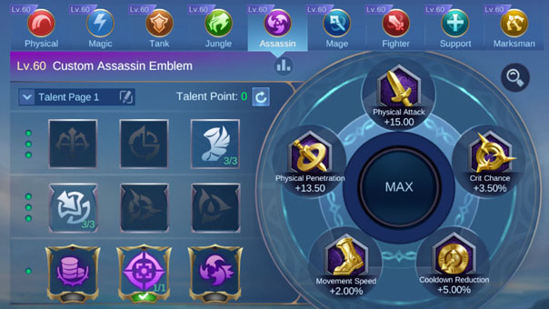Recommended Emblem and Talent for Alpha - Mobile Legends
